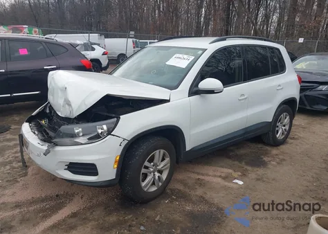 2015 Volkswagen Tiguan S from USA, damaged, VIN WVGAV7AX0FW501272